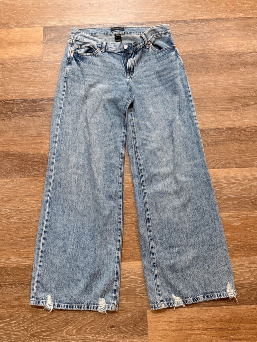 Sincerely Jules Light Blue Wide-Leg High-Rise Jeans